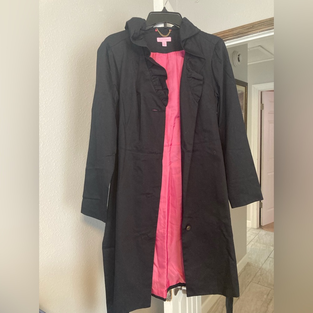 Lilly Pulitzer Trench Coat - Picture 1 of 3